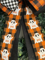 Boo, Beware, Spooky Halloween Bow - Emerald's Avenue