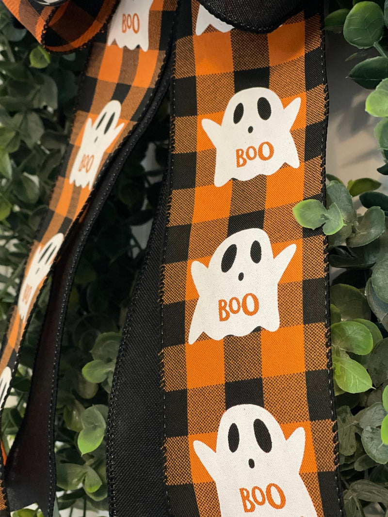 Boo, Beware, Spooky Halloween Bow - Emerald's Avenue