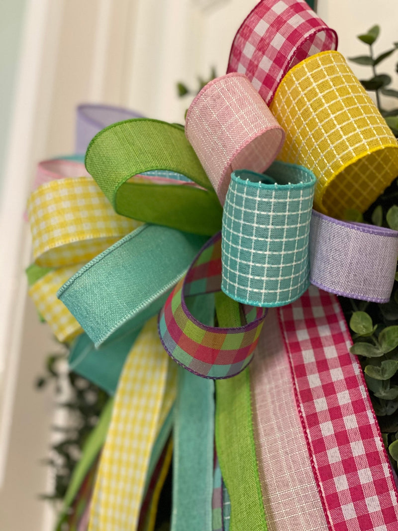 Easter Bow w/ Nine Ribbons - Emerald's Avenue