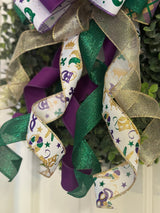 Fat Tuesday Mardi Gras Bow - Emerald's Avenue