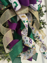 Fat Tuesday Mardi Gras Bow - Emerald's Avenue