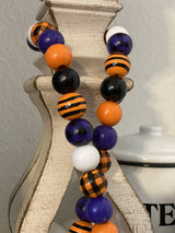 Halloween Wooden Beaded Garland - Emerald's Avenue