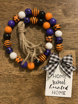 Halloween Wooden Beaded Garland - Emerald's Avenue