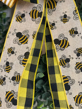 Honey Bees Spring & Summer Bow - Emerald's Avenue