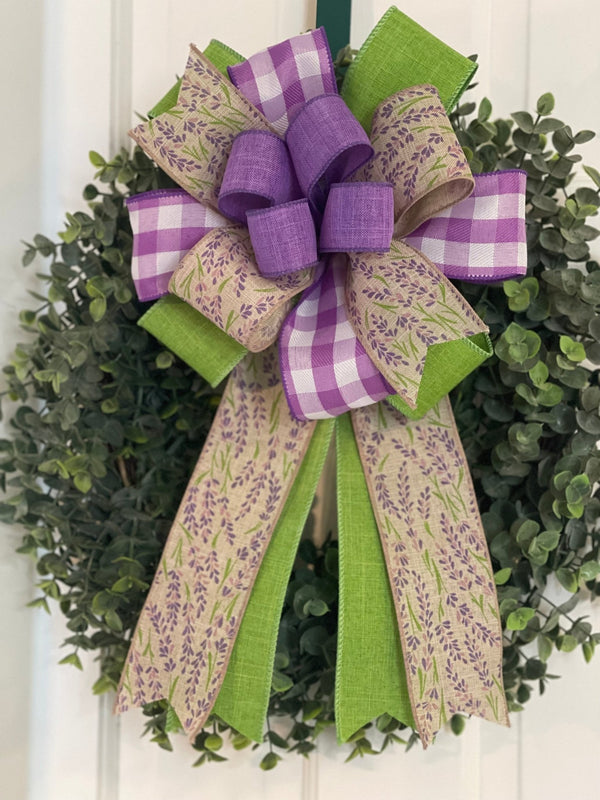 Lavender Easter Bow - Emerald's Avenue