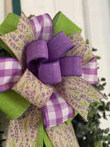 Lavender Easter Bow - Emerald's Avenue