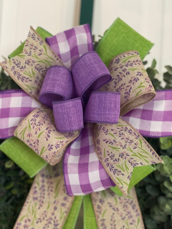 Lavender Easter Bow - Emerald's Avenue