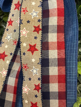 Patriotic Stars Bow - Emerald's Avenue