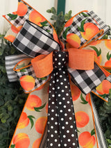 Peaches & Cream Summer Bow - Emerald's Avenue