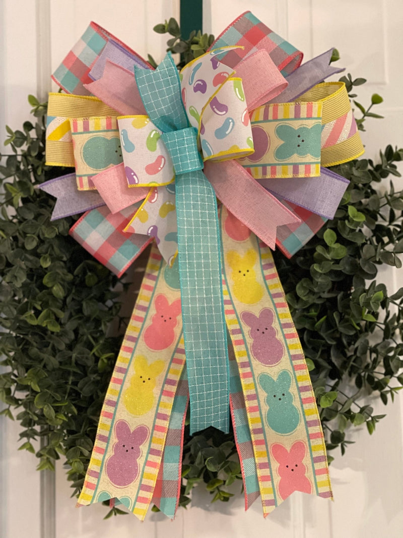 Peeps & Jellybeans Easter Bow - Emerald's Avenue