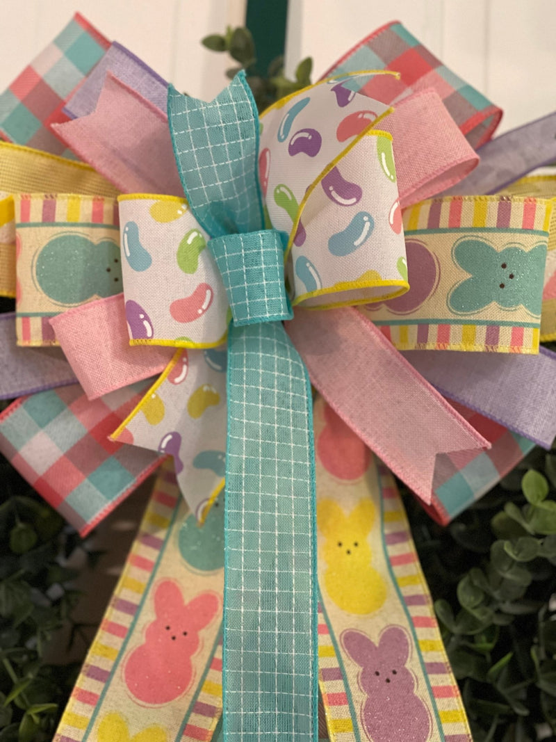 Peeps & Jellybeans Easter Bow - Emerald's Avenue