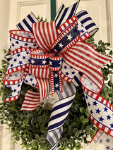 Stars & Stripes Bow - Emerald's Avenue