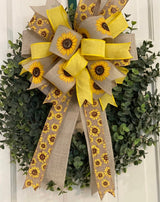 Sunflower Bow - Emerald's Avenue